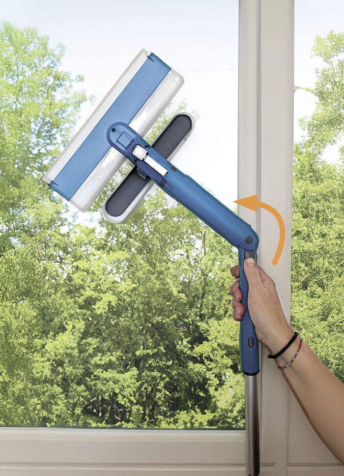Fensterreinigungssystem von Livington WEISS-BLAU