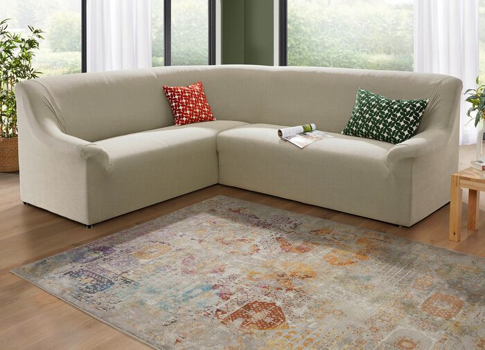 Bi-elastische Stretchbez&uuml;ge aus dem Hause Webana BEIGE