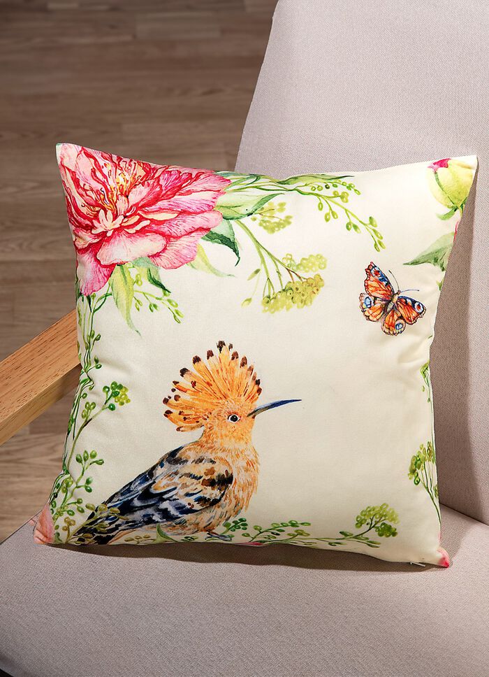 Kissenbezug mit Wiedehopf-Motiv 