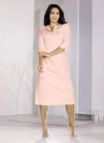 Nachthemd, wadenlang und 3/4 lange Ärmel APRICOT