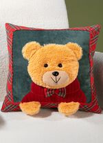 Kissenbez&uuml;ge Teddys in Samtoptik 