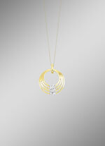 Strahlender Glanz – exquisiter Anhänger mit synth. Zirkonia 