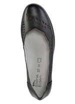 ELENA EDEN, stilvolle Damen-Pumps, Weite H, mit herausnehmbarem Fußbett SCHWARZ