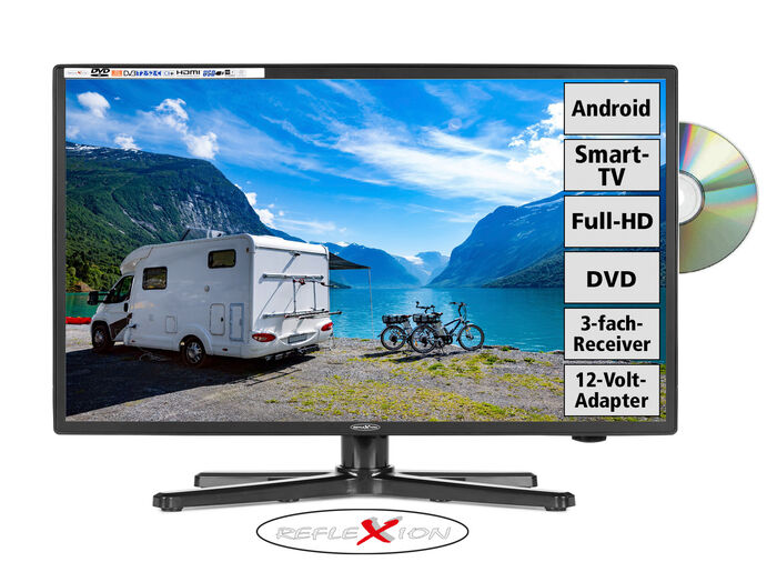 Reflexion 6-in-1 LED-Fernseher mit integriertem DVD-Spieler 