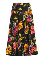 Rock mit farbbrillantem Druck 