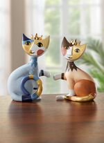 Katze mit Krone von Rosina Wachtmeister BUNT