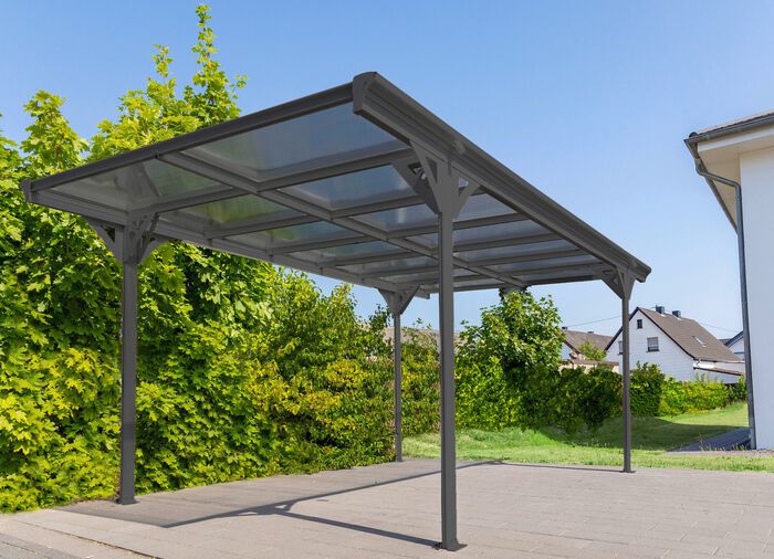 Carport mit Aluminium-Gestell 