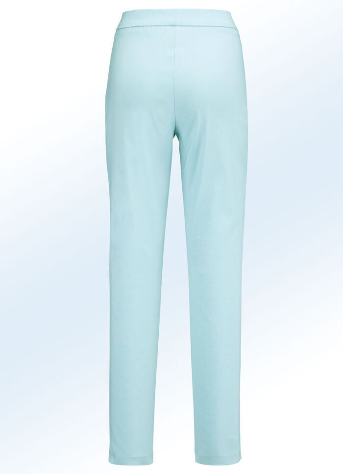 Hose mit angesagten Beinschlitzen AQUA