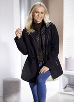 Jacke mit fester Kapuze 