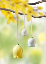 Blumengl&ouml;ckchen, 3er-Set, aus Keramik 