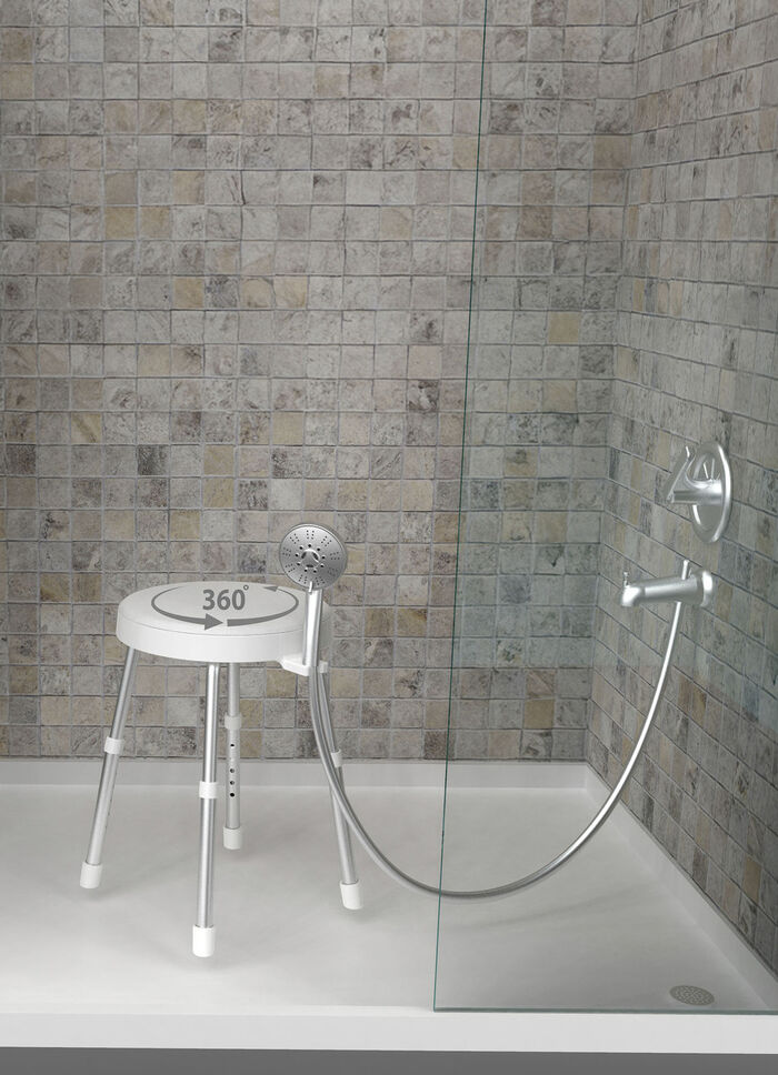 Höhenverstellbarer Duschhocker 