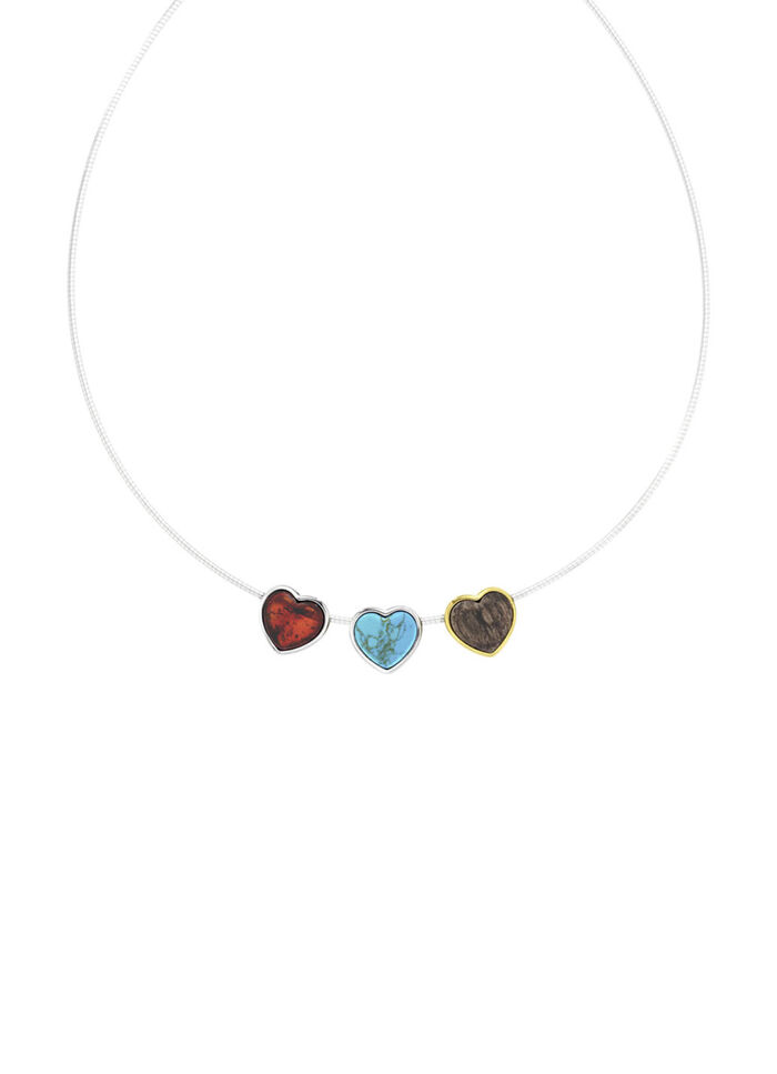 Herz-Anhänger mit Türkis 