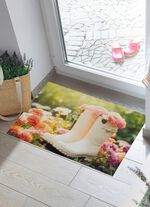 Fu&szlig;matte mit  rutschhemmender R&uuml;ckseite 