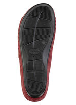 Leichte Damen-Pantoletten, Weite G, mit Klettverschluss BORDEAUX