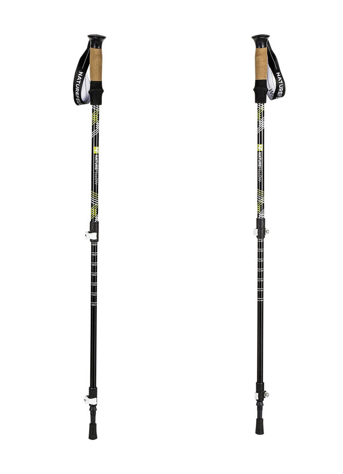 Wanderstöcke, 2er-Set, Inkl. 5 Aufsätzen 