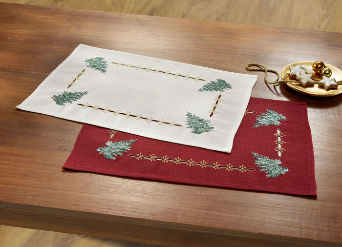 Tisch- und Raumdekoration mit Glitzergarn ECRU