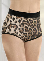 Laurina Dreierpack Slips mit Elastikspitzenbund 