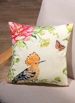 Kissenbezug mit Wiedehopf-Motiv BUNT