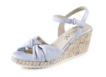 Caprice Sandalette aus weichem Nappaleder PASTELLBLEU