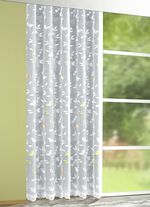 Store mit Blumengirlande COLORIERT