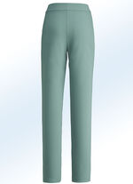 Hose mit h&uuml;bschen Ziersteppungen JADEGR&Uuml;N