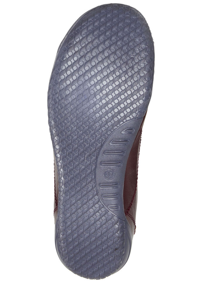 Andrea Conti Schn&uuml;rschuh mit Kontrast-Einfassung BORDEAUX