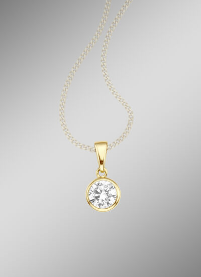 Anhänger mit synth. Zirkonia 