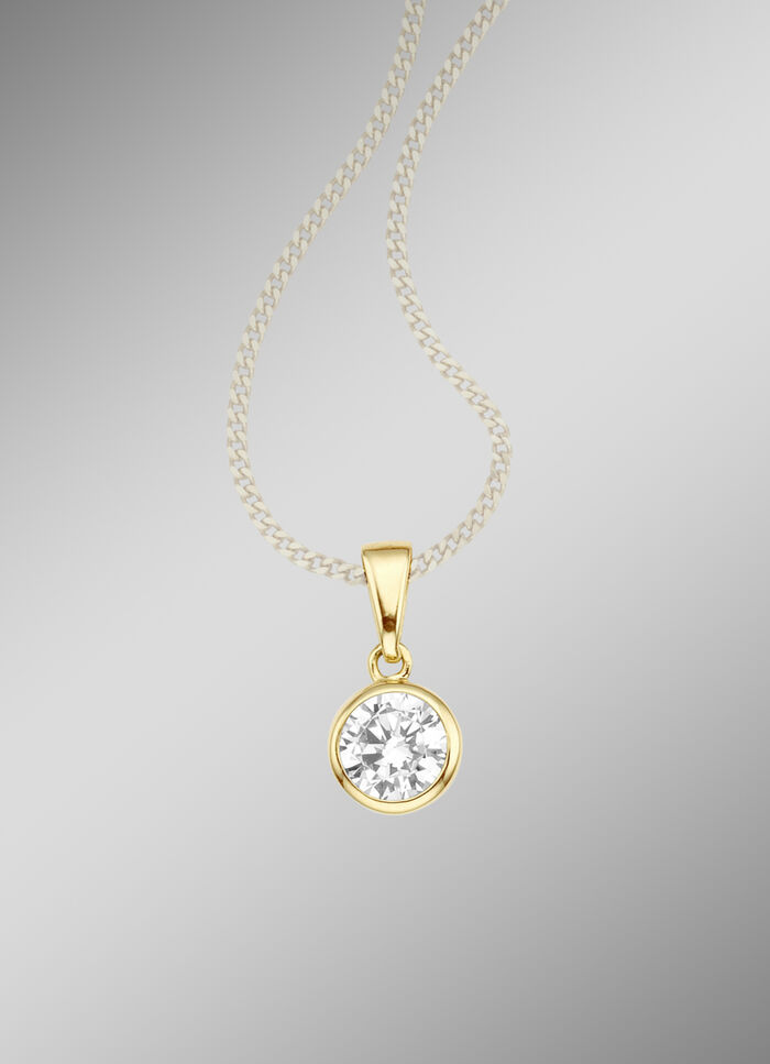 Anhänger mit synth. Zirkonia 