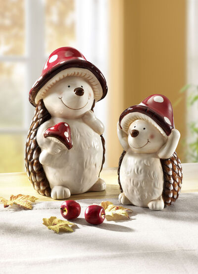 Igel aus Dolomit, 2er-Set 