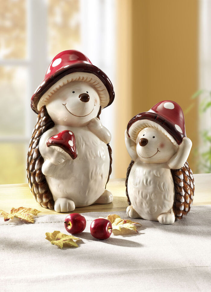 Igel aus Dolomit, 2er-Set 