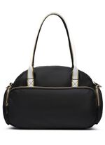 Collezione Alessandro Tasche aus Synthetikamterial SCHWARZ-ALTSILBER