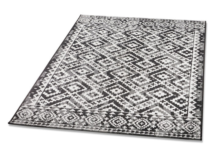 Strapazierfähige Brücken und Teppiche für drinnen und draußen ANTHRAZIT