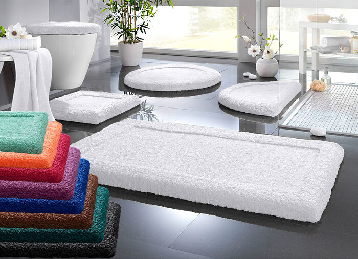 Premium Badgarnitur Superfine Microfaser WEISS