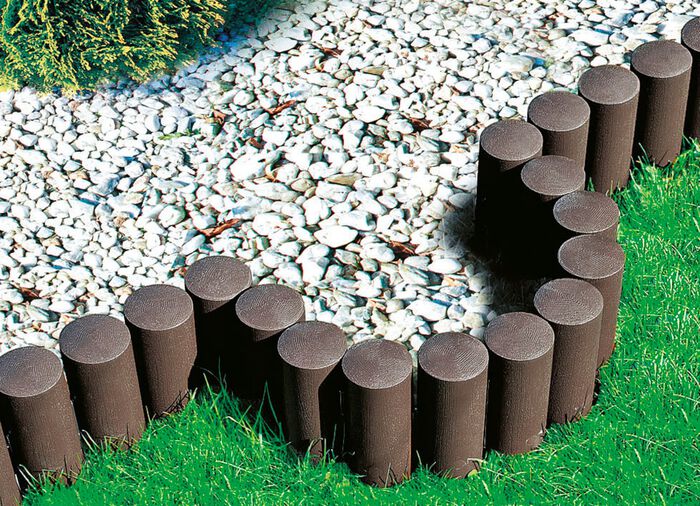 Beetbegrenzung aus frostsicherem Polypropylen 