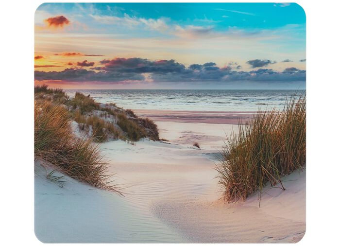 Wandblende aus Glas, Motiv Düne 