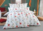 Beidseitig bedruckte Bettw&auml;sche-Garnitur ROT