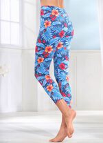Leggings in 7/8-L&auml;nge mit h&uuml;bschem Floraldessin 