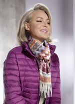 Schal mit grafischem Dessin 