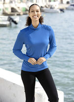 Rollkragenshirt mit Smok-Einsatz 