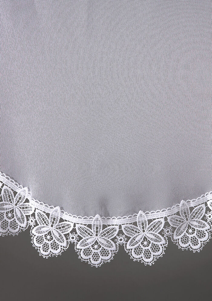 M-Bogen-Store aus echter Plauener Spitze 