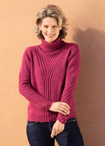 Pullover in sehr kuschliger Flauschqualität 