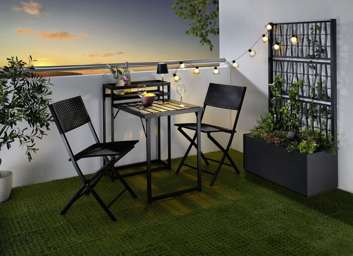 Klappbares Balkon-Set 