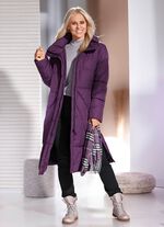 Funktionsmantel mit verstaubarer Kapuze 