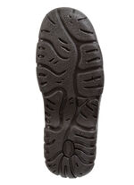 Schnür-Boot aus Nubuk- und Veloursleder BRAUN