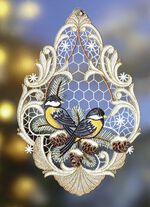 Hervorragend gearbeitetes Fensterbild 