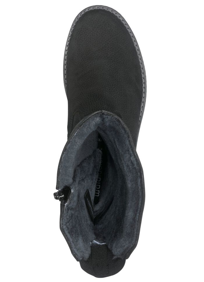 Waldl&auml;ufer, gef&uuml;tterte Damen-Stiefel, Winterschuhe, Weite H, mit Lammfell 