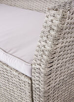 Garten-Lounge, 4-teilig mit Auflagen 