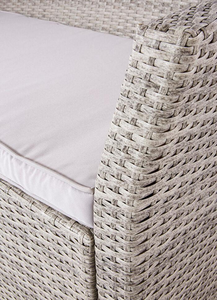 Garten-Lounge, 4-teilig mit Auflagen 