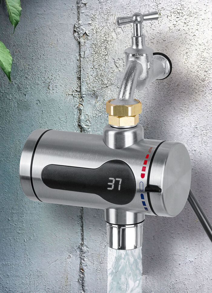 Kompakter Durchlauferhitzer f&uuml;r Drau&szlig;en 