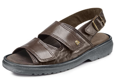 Bequeme Herren-Sandalen, Weite K, mit herausnehmbarem Fußbett 